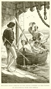 Sir John News Arrive à la Porte de la Rivière de la Tour comme Ambassadeur des Rebelles - English School