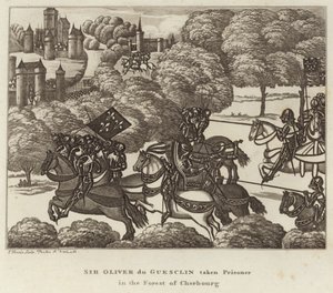 Sir Olivier du Guesclin fait prisonnier dans la forêt de Cherbourg - English School