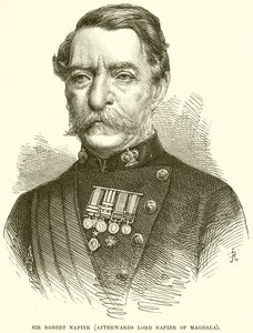 Sir Robert Napier (devenu plus tard Lord Napier de Magdala) - English School