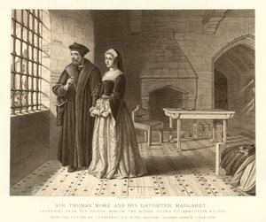 Sir Thomas More et sa fille Margaret