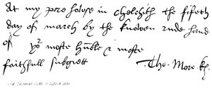 Sir Thomas More, né en 1480, mort en 1535 - English School