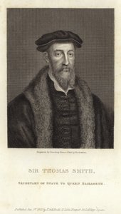Sir Thomas Smith, érudit, diplomate et politicien anglais - English School