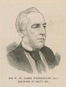 Sir W St James Wheelhouse, trésorier de Gray