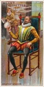 Sir Walter Raleigh fumant