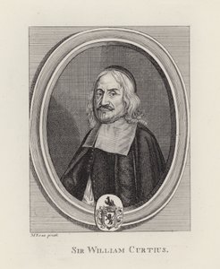 Sir William Curtius (gravure) - English School