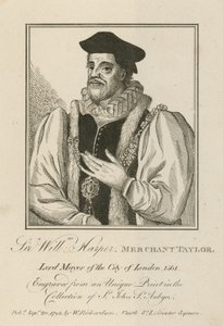 Sir William Harper, Merchant Taylor, Lord-maire de Londres - English School