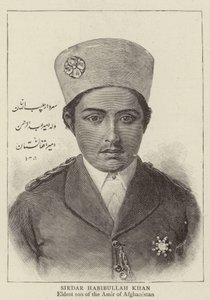 Sirdar Habibullah Khan (gravure) - English School