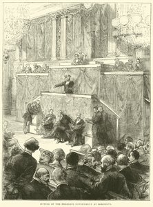 Séance du gouvernement délégué à Bordeaux, décembre 1870 - English School