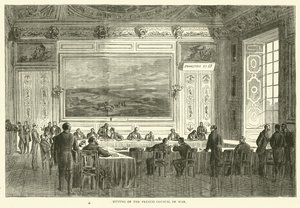 Réunion du Conseil de guerre français, janvier 1871 - English School