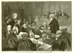 Assis sur la Commission Parnell : Pigott sous contre-interrogatoire - English School