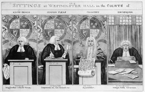 Séances aux tribunaux de Westminster Hall - English School