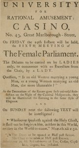 Sixième réunion du Parlement féminin - English School