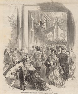 Croquis du Grand Hall Polonais aux Williss Rooms - English School