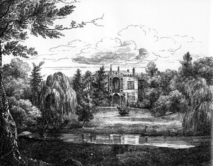 Croquis de Greenbank House, Liverpool - English School