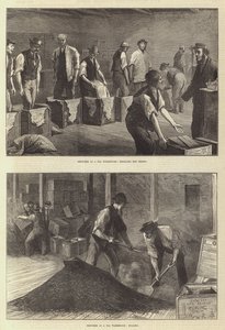 Croquis dans un entrepôt de thé - English School