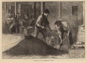 Esquisses dans un entrepôt de thé : mélange - English School