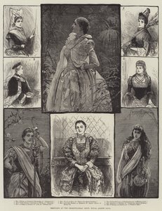 Croquis au spectacle shakespearien, Royal Albert Hall - English School