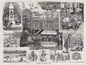 Croquis dans Battersea Park - English School