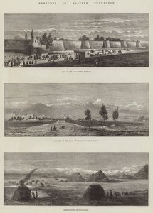 Croquis au Turkestan oriental - English School