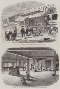 Esquisses au Japon (gravure) - English School