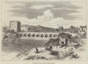 Esquisses en Espagne, le vieux pont de Cordoue - English School
