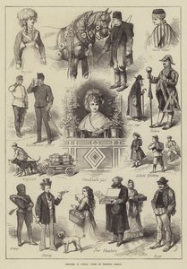 Esquisses à Vienne, types de Viennois - English School
