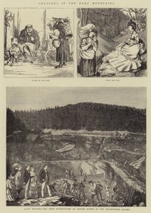 Croquis dans les montagnes du Harz (gravure) - English School