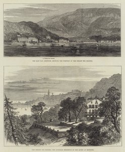 Croquis de Menton (gravure) - English School