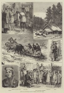 Esquisses de la vie populaire en Russie - English School