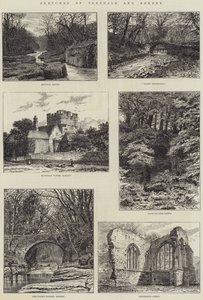 Croquis de Teesdale et Rokeby - English School