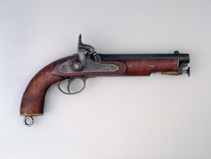 Pistolet à percussion lisse de .656 pouces, 1873 - English School