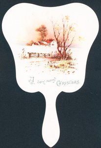 Scène de neige en forme d