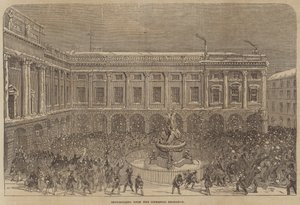 Bataille de boules de neige à la Bourse de Liverpool - English School