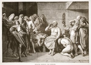 Socrate buvant la ciguë - English School