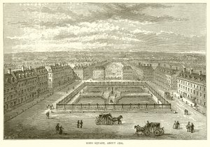 Soho Square, vers 1700 - English School