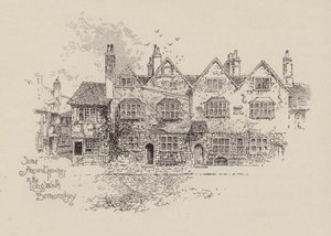 Some Ancient Houses in the Long Walk Bermondsey (lithographie) - English School