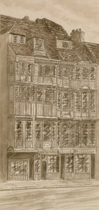 Quelques anciennes maisons curieuses autrefois situées du côté sud du Strand
