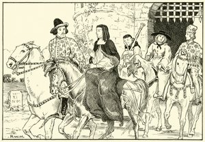 Quelques pèlerins de Canterbury - English School