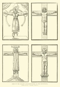 Certaines des premières représentations de la Crucifixion - English School