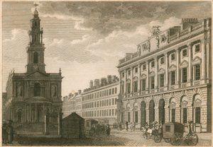 Somerset House et St Mary-le-Strand, The Strand, Londres - English School