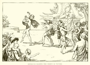 Sophocle menant le chœur des jeunes - English School