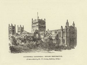 Cathédrale de Southwell, avant restauration