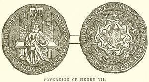 Souverain de Henri VII - English School