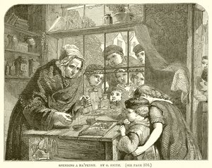 Dépenser un demi-penny. Par G. Smith - English School