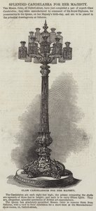 Splendide candélabre pour Sa Majesté (gravure)