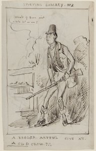 Galerie sportive n°2, A Regler, Artful Cove at a Old Crow, vers 1825