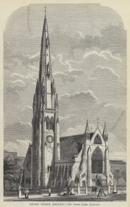 Église Carrée, Halifax (gravure) - English School