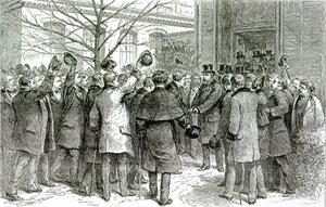 Sr. Robert Koch (1843-1910) quittant l
