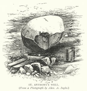 Le puits de Saint Antoine (gravure) - English School