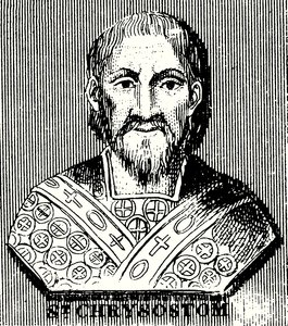 Saint Chrysostome (gravure) - English School